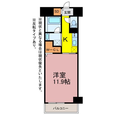 ベルオレイルの物件間取画像